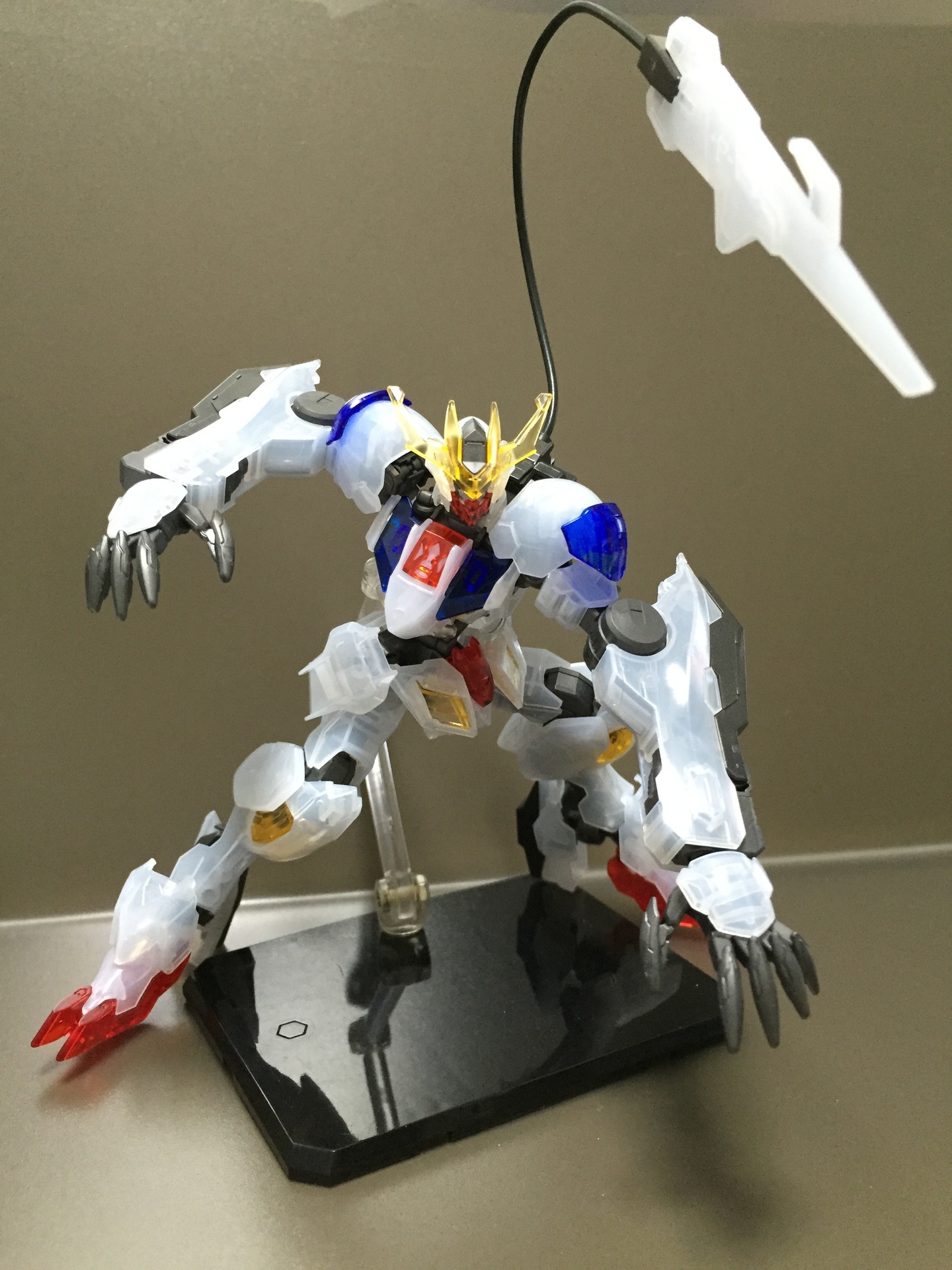 HG ガンダムバルバトスルプスレクス[クリアカラー]: アサルト明太子